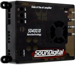 Ficha técnica e caractérísticas do produto Módulo Amplificador SounDigital SD400.1D 400 Watts RMS 1 Canal 1 Ohm
