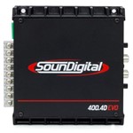 Ficha técnica e caractérísticas do produto Soundigital Sd400.4d Evo 2 / Sd 400.4 / Sd400 Evo 524w Rms