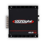 Ficha técnica e caractérísticas do produto Módulo Amplificador Soundigital SD400.2D Evo 400W Rms 2 Ohms 2 Canais