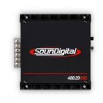 Ficha técnica e caractérísticas do produto Módulo Amplificador Soundigital Sd400.2d Evo 400w Rms 4 Ohms 2 Canais