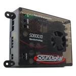 Ficha técnica e caractérísticas do produto Módulo Amplificador SounDigital Sd600.1D SD 600 Rms 2 Ohms