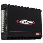 Ficha técnica e caractérísticas do produto Módulo Amplificador SounDigital SD800 4D2 EVO 800W RMS 4 Canais 2 Ohms