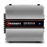 Ficha técnica e caractérísticas do produto Módulo Amplificador Taramps Ds 800X4 800W Rms 4 Canais 2 Ohms Rca Classe D