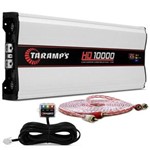 Módulo Amplificador Taramps HD 10000W RMS 1 Canal 1 Ohm + Cabo RCA Duplo Stetsom 5 Metros 2mm²