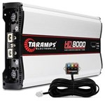 Ficha técnica e caractérísticas do produto Módulo Amplificador Taramps HD8000 8000W RMS 2 Ohms 1 Canal + Monitorador Led