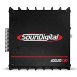 Módulo Soundigital 400 Rms Sd-400.2d Evo 2 Stereo Digital