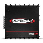 Ficha técnica e caractérísticas do produto Módulo Soundigital 400 Rms Sd-400.2d Evo 2 Stereo Digital