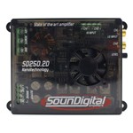 Módulo Soundigital 250 Rms Sd-250.2D Stereo Digital 2 Ohms