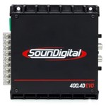 Ficha técnica e caractérísticas do produto Módulo Amplificador Digital SounDigital SD400.4D EVO II Black - 4 Canais - 524 Watts Rms