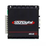 Ficha técnica e caractérísticas do produto Modulo Soundigital Sd400.4d Sd400 Sd400.4 400w Rms 4 Canais
