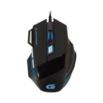 Ficha técnica e caractérísticas do produto Mouse Gamer Black Hawk Om-703 Preto/azul Fortrek
