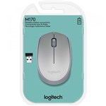 Ficha técnica e caractérísticas do produto Mouse Logitech M170 S/ Fio Prata 910-005334