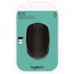 Ficha técnica e caractérísticas do produto Mouse Logitech M170 S/ Fio Preto 910-004940