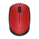 Ficha técnica e caractérísticas do produto Mouse Logitech M170 USB Sem Fio | Vermelho 2465