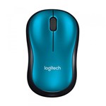 Ficha técnica e caractérísticas do produto Mouse Logitech M185 Azul Sem Fio
