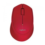 Ficha técnica e caractérísticas do produto Mouse Logitech M280 Vermelho Sem Fio