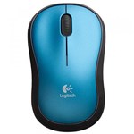Ficha técnica e caractérísticas do produto Mouse Mini Sem Fio Rc/nano M185 Azul - Logitech