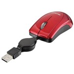 Ficha técnica e caractérísticas do produto Mouse Multilaser Mini Mo163 Retrátil Usb Vermelho
