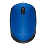 Ficha técnica e caractérísticas do produto Mouse Optico Sem Fio M170 Azul Logitech