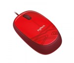 Ficha técnica e caractérísticas do produto Mouse Óptico USB Logitech M105 Vermelho