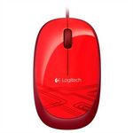 Ficha técnica e caractérísticas do produto Mouse Óptico Usb Vermelho M105 Logitech