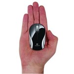 Ficha técnica e caractérísticas do produto Mouse Otico Logitech M187 USB Wireless RC Nano Preto