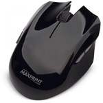 Ficha técnica e caractérísticas do produto Mouse Otico Sem Fio Usb Preto 60910-3 Maxprint