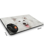 Ficha técnica e caractérísticas do produto Mouse Pad Cachorro Pastor Suíço 29cm