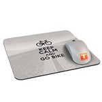 Ficha técnica e caractérísticas do produto Mouse Pad Keep Calm And Go Bike 21cm