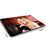 Ficha técnica e caractérísticas do produto Mouse Pad Pop Rock Avril Lavigne Face 29cm