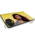 Ficha técnica e caractérísticas do produto Mouse Pad Pop Selena Gomez Face 29cm