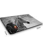 Ficha técnica e caractérísticas do produto Mouse Pad Selvagem Zebra 29cm