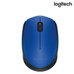 Ficha técnica e caractérísticas do produto Mouse Sem Fio 2,4Ghz M170 910-004638 - Logitech - Azul
