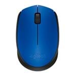 Ficha técnica e caractérísticas do produto Mouse Sem Fio 2,4GHZ M170 Azul 910-004638 - Logitech