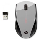Ficha técnica e caractérísticas do produto Mouse Sem Fio Cinza X3000 - Hp