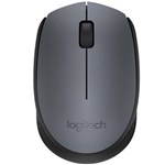 Ficha técnica e caractérísticas do produto Mouse Sem Fio Logitech M170 Cinza - 910-004425