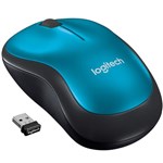 Ficha técnica e caractérísticas do produto Mouse Sem Fio Logitech M185 - Azul
