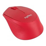 Ficha técnica e caractérísticas do produto Mouse - Sem Fio - Logitech Wireless M280 - Vermelho - 910-004286 Logitech