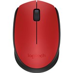 Ficha técnica e caractérísticas do produto Mouse Sem Fio M170 Vermelho - Logitech