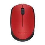 Ficha técnica e caractérísticas do produto Mouse Sem Fio Nano M170 Vermelho - Logitech