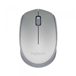 Ficha técnica e caractérísticas do produto Mouse Sem Fio Prata Logitech M170