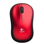 Ficha técnica e caractérísticas do produto Mouse Sem Fio USB Logitech M185 - Vermelho