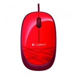 Ficha técnica e caractérísticas do produto Mouse USB Logitech M105 Vermelho