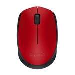 Ficha técnica e caractérísticas do produto Mouse USB Sem Fio Logitech M170 Vermelho