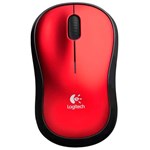 Ficha técnica e caractérísticas do produto Mouse USB Sem Fio Logitech M185 Vermelho
