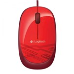 Ficha técnica e caractérísticas do produto Mouse USB Vermelho M105 - Logitech