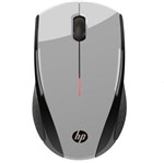 Ficha técnica e caractérísticas do produto Mouse Wireless HP X3000 - Cinza, Sem Fio