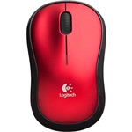Ficha técnica e caractérísticas do produto Mouse Wireless Logitech M185 Vermelho
