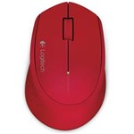 Ficha técnica e caractérísticas do produto Mouse Wireless Logitech M280 - Vermelho