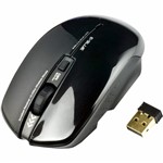 Ficha técnica e caractérísticas do produto Mouse Wireless Usb 1600 Dpi Smarte Ii Preto - E-Blue - 1